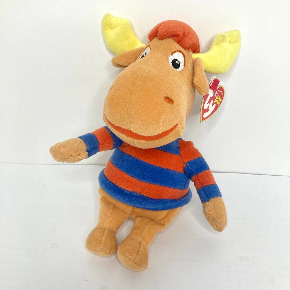 Ty Beanie Baby Tyrone the Moose 9" Nick Jr. Backyardigans Plush stuffed animal
